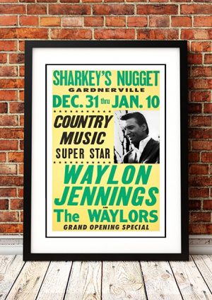 Waylon Jennings ‘Sharkey’s Nugget’ Gardnerville, USA 1971