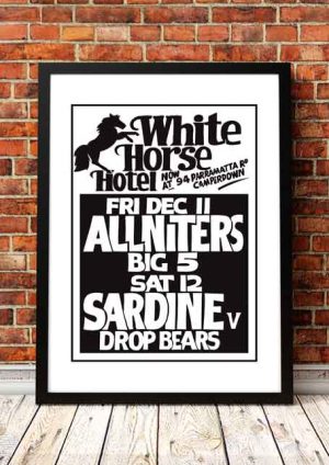 The Allniters ‘White Horse Hotel’ Sydney, Australia 1981