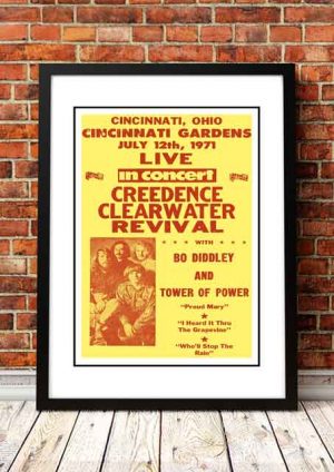 Creedence Clearwater Revival ‘Cincinnati Gardens’ Ohio, USA 1971