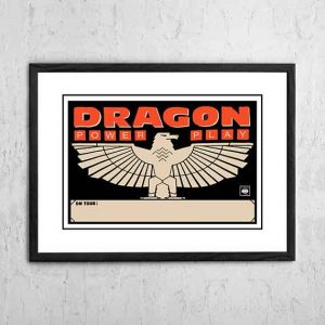 Dragon ‘Power Play’ Tour Poster 1977