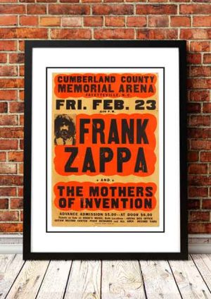 Frank Zappa ‘Cumberland County Arena’ Fayetteville, USA 1971