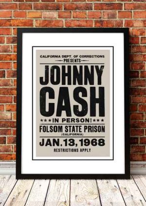 Johnny Cash ‘Folsom State Prison’ Folsom, USA 1968