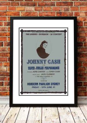 Johnny Cash ‘Hordern Pavilion’ Sydney, Australia 1981