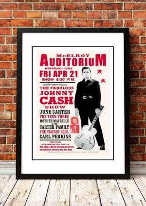 Johnny Cash ‘McElroy Auditorium’ Iowa, USA 1967