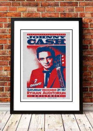 Johnny Cash ‘Ryman Auditorium’ Nashville, USA 1957