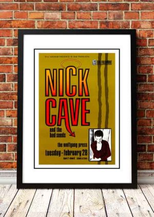 Nick Cave And The Bad Seeds ‘The Fillmore’ San Francisco, USA 1989
