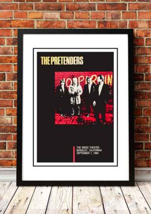 The Pretenders ‘Greek Theater’ Berkeley, USA 1984