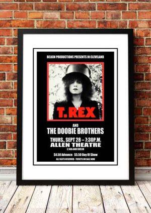T Rex / Marc Bolan ‘Allen Theater’ Cleveland, USA 1972