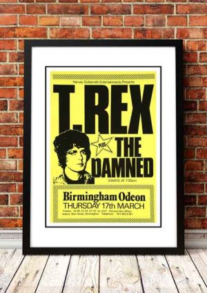 T Rex / Marc Bolan ‘Birmingham Odeon’ Birmingham, UK 1977