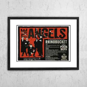 The Angels (Angel City) ‘Tear Me Apart’ Australian Tour Poster 1992