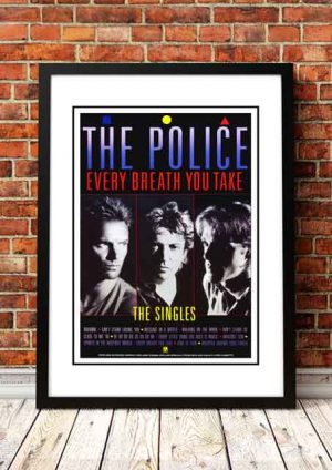 The Police ‘Every Breath You Take’ In Store Poster 1986