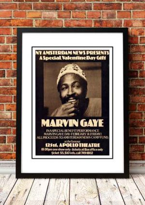 Marvin Gaye ‘Apollo Theater’ New York, USA 1975