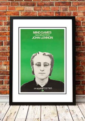 John Lennon ‘Mind Games’ In Store Poster 1973