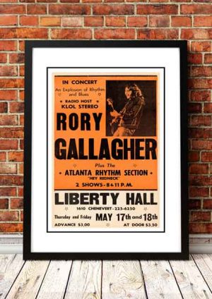Rory Gallagher ‘Liberty Hall’ Texas, USA 1973