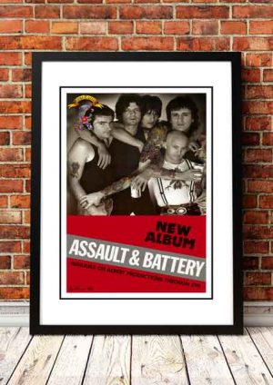 Rose Tattoo ‘Assault And Battery’ In Store Poster 1981