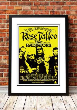 Rose Tattoo / Radiators ‘Newcastle Panthers’ Australia 2010