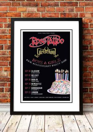 Rose Tattoo ‘RNR Anniversary Party’ UK 2018