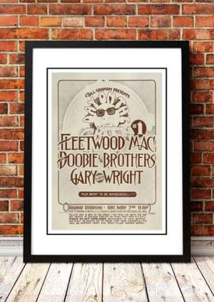 Fleetwood Mac / Doobie Brothers ‘Oakland Stadium’ California, USA 1977