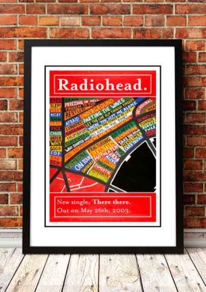 Radiohead ‘There There’ In Store Poster 2003